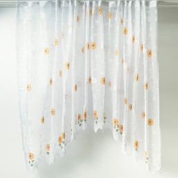 Perdea bucatarie cu arcada, floarea soarelui