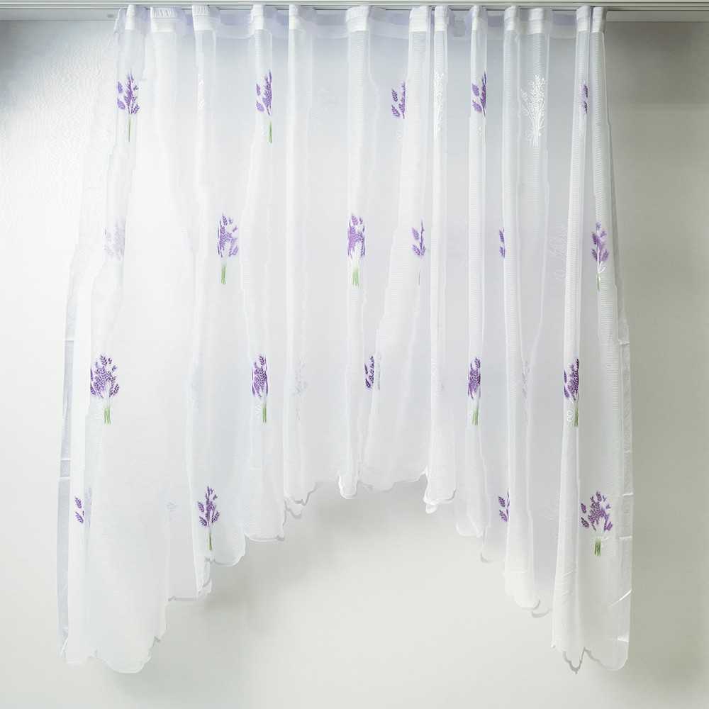 Perdea bucatarie cu arcada, lavanda